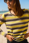 Jersey - Faustine - Amarillo Y Negro