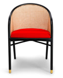 Fauteuil - Cavallo - Collaboration Kvadrat Et Raf Simons - Noir Et Orange