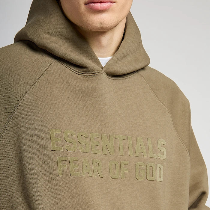 Hoodie Essentials Wood - Marron - Mixte