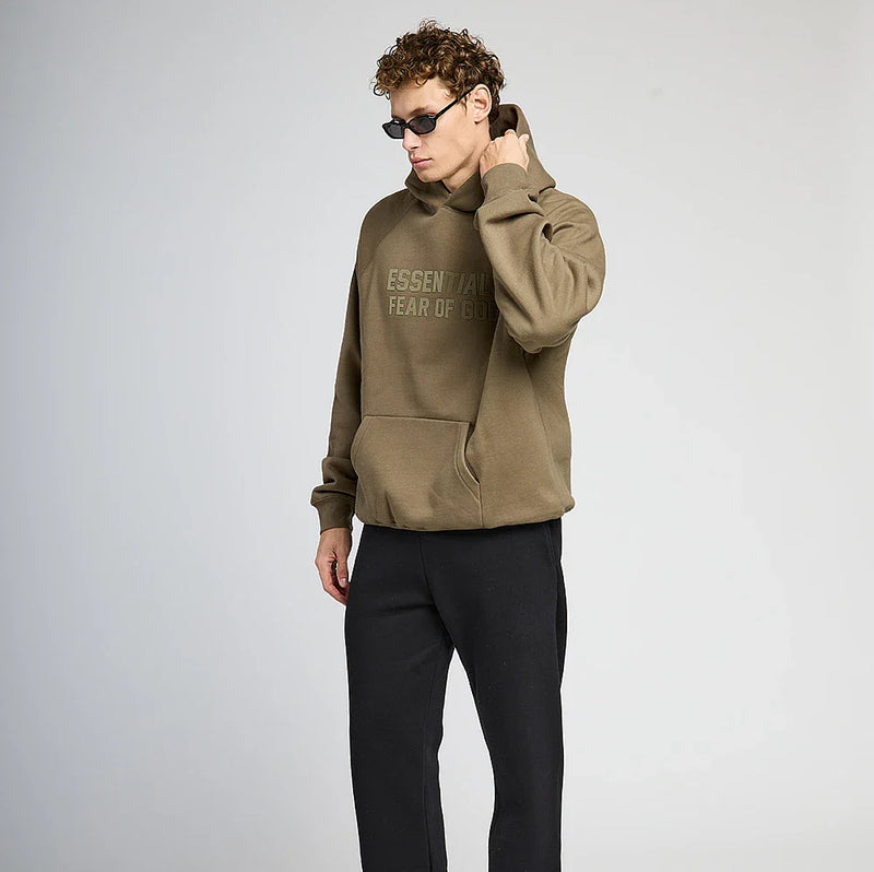 Hoodie Essentials Wood - Marron - Mixte