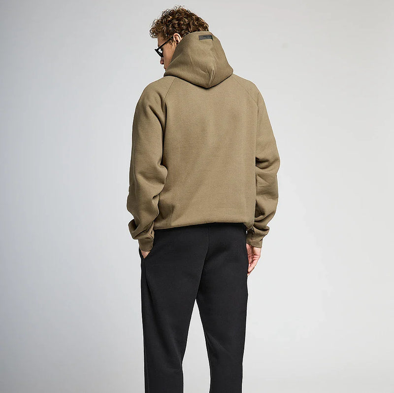 Hoodie Essentials Wood - Marron - Mixte