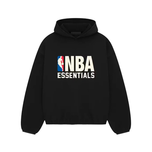 Hoodie Essentials Nba Black - Noir - Mixte