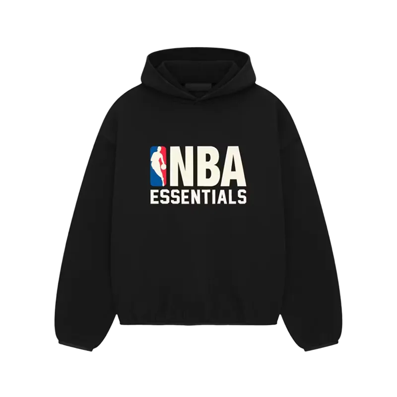 Hoodie Essentials Nba Black - Noir - Mixte