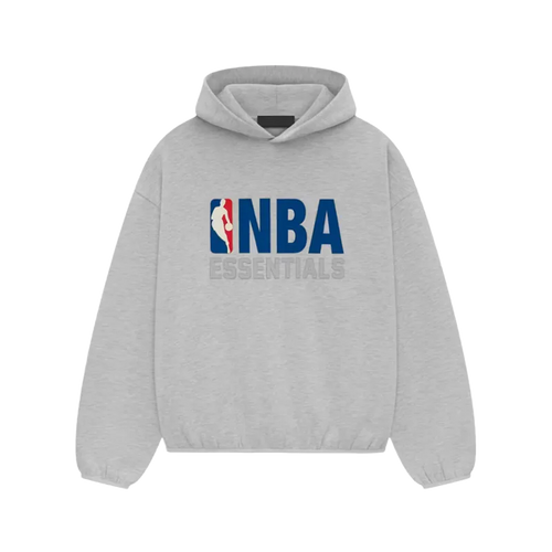 Hoodie Essentials Nba Light Heather - Gris - Mixte