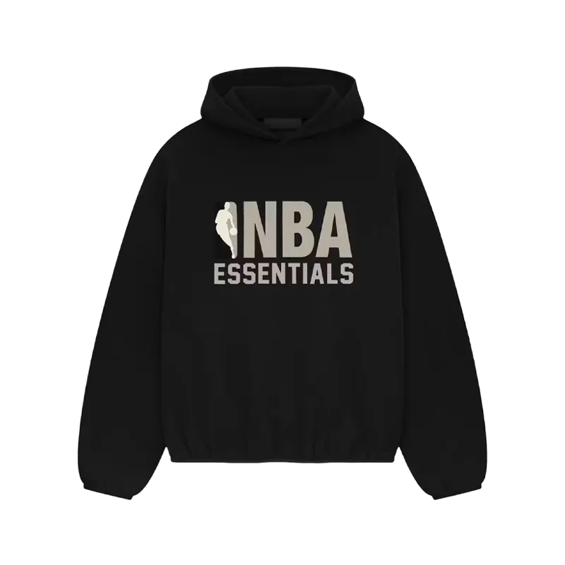 Hoodie Essentials Nba Ss25 Black - Noir - Mixte