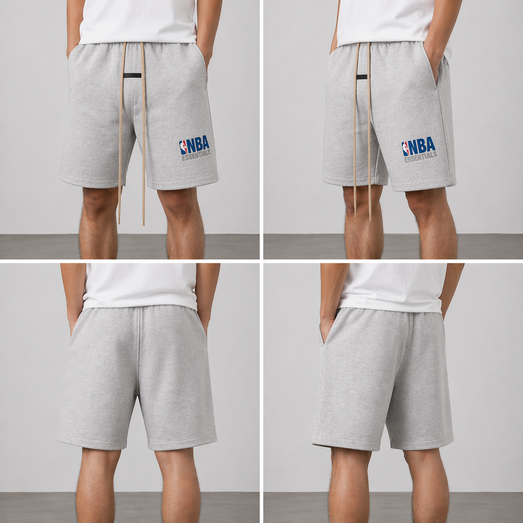 Short Essentials x NBA – Fear of God Essentials – Light Heather