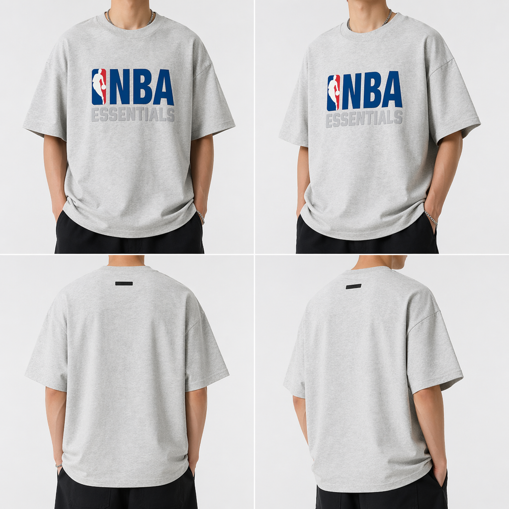 T-Shirt Essentials x NBA – Fear of God Essentials – Light Heather