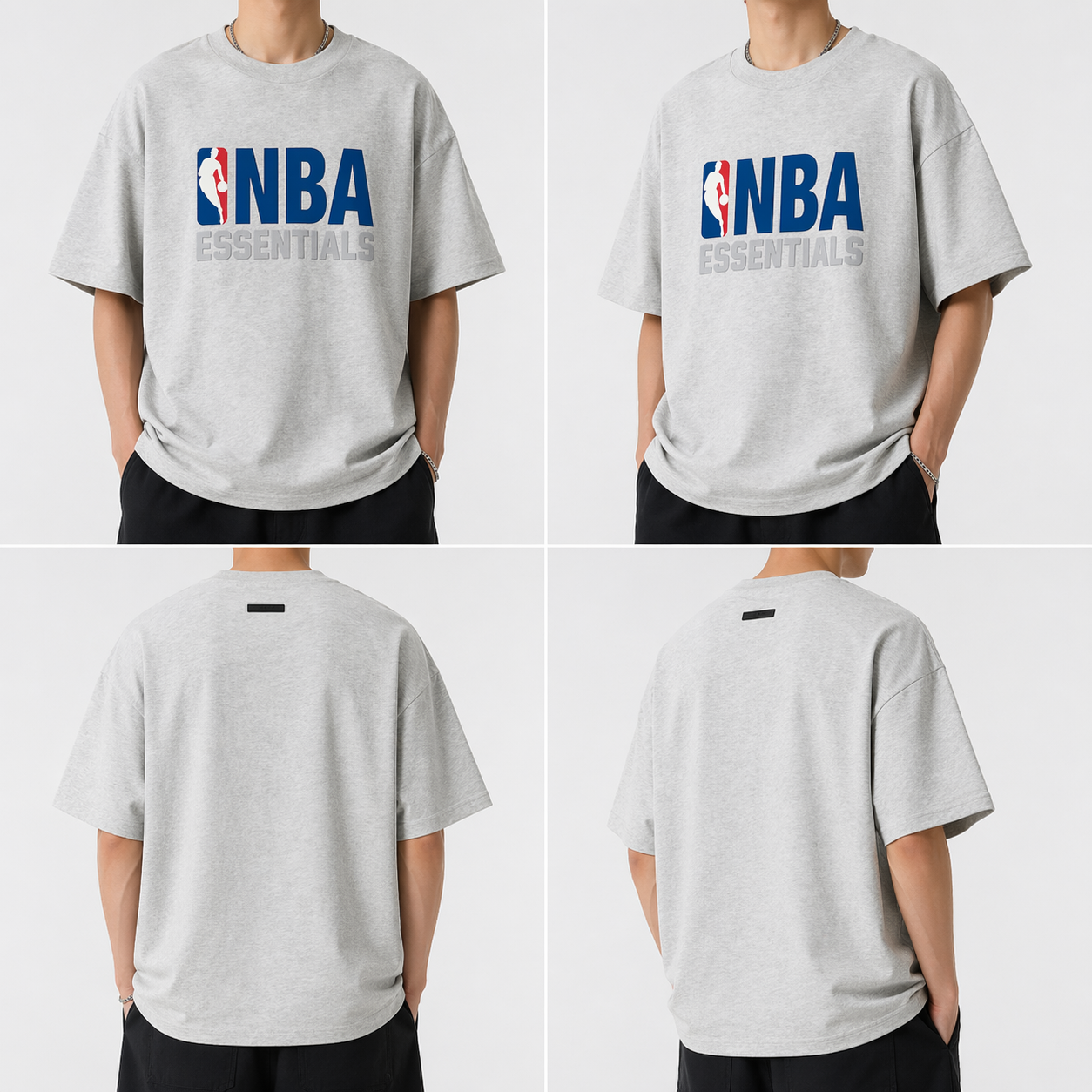 T-Shirt Essentials x NBA – Fear of God Essentials – Light Heather