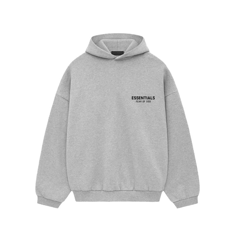 Hoodie Essentials Fleece Light Heather Gray - Gris - Mixte