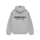 Hoodie Essentials Fleece Light Heather Gray - Gris - Mixte