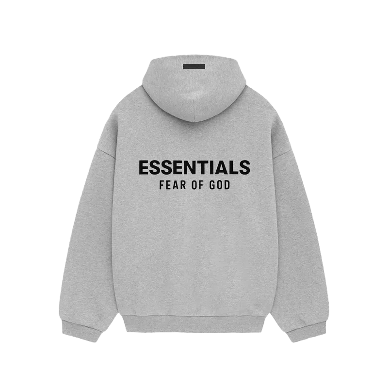 Hoodie Essentials Fleece Light Heather Gray - Gris - Mixte