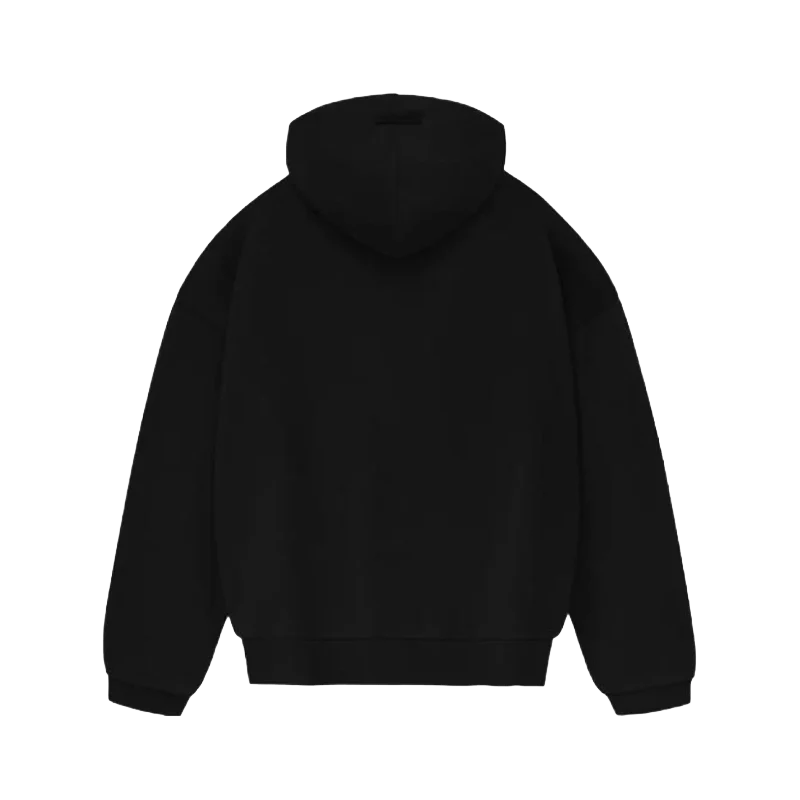 Hoodie Essentials Black - Noir - Mixte