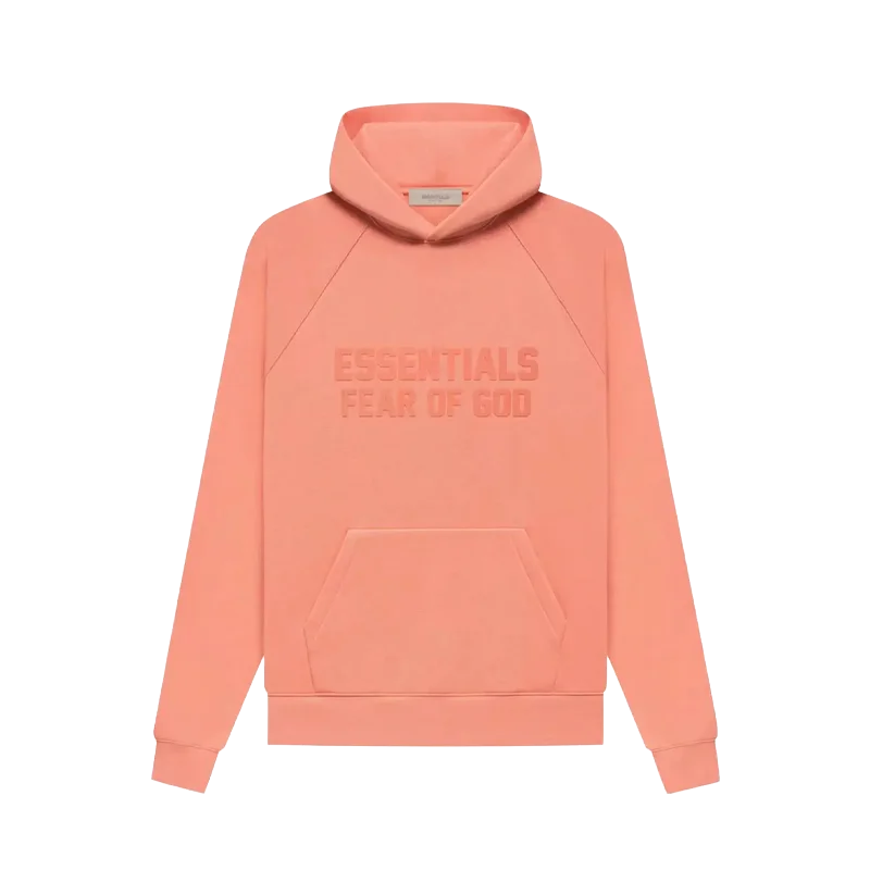 Hoodie Essentials Coral - Corail - Mixte