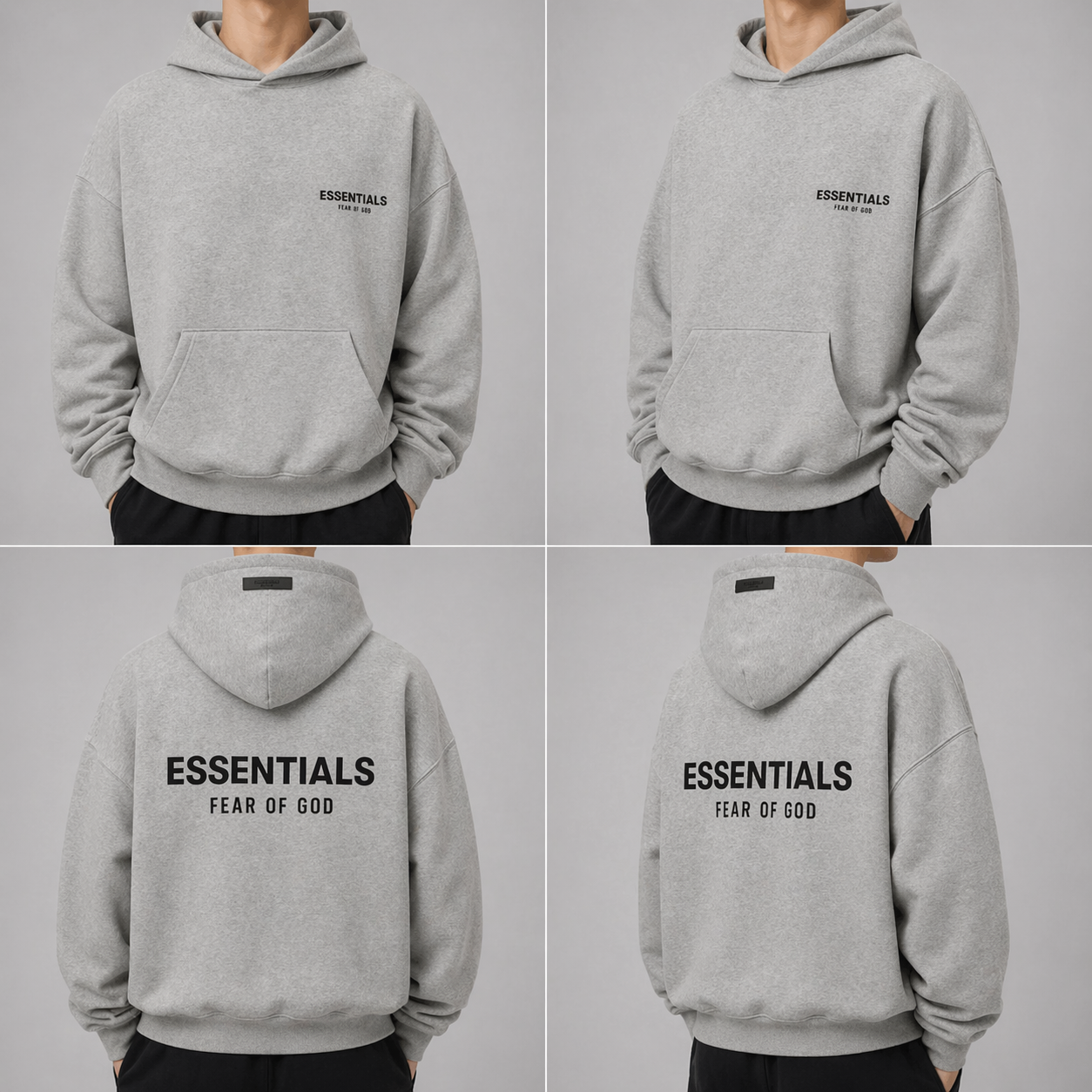 Hoodie Essentials – Fear of God Essentials – Dark Oatmeal