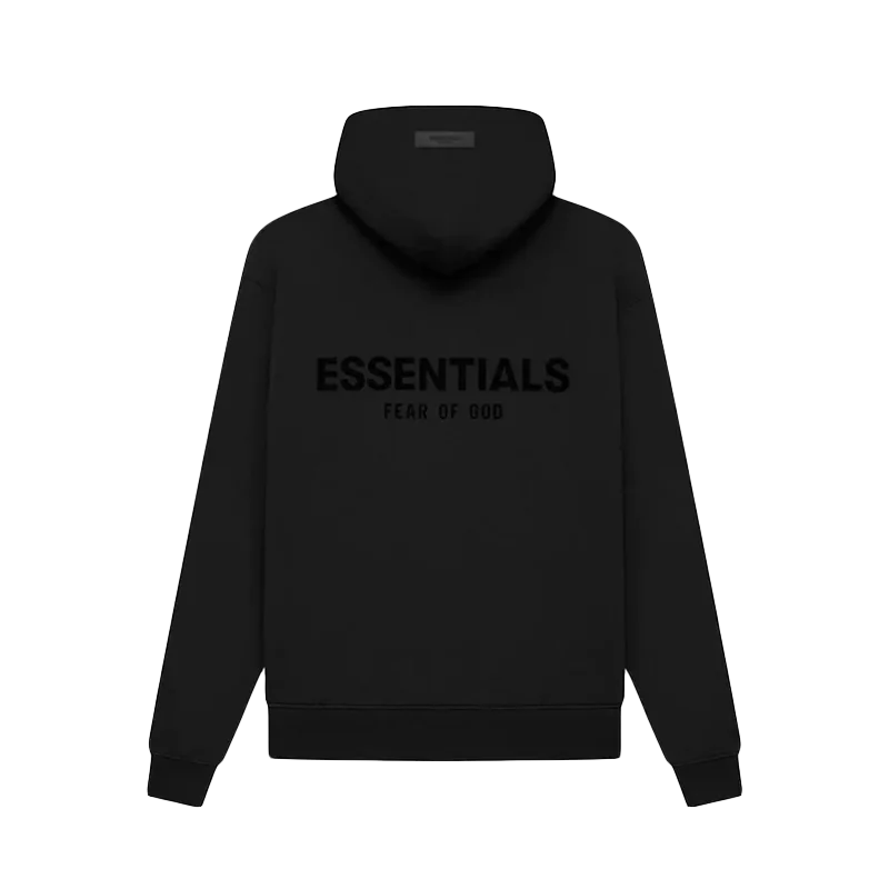 Hoodie Essentials Stretch Limo - Noir - Mixte