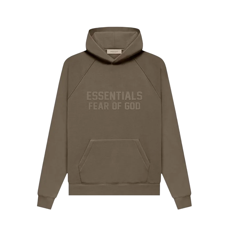 Hoodie Essentials Wood - Marron - Mixte