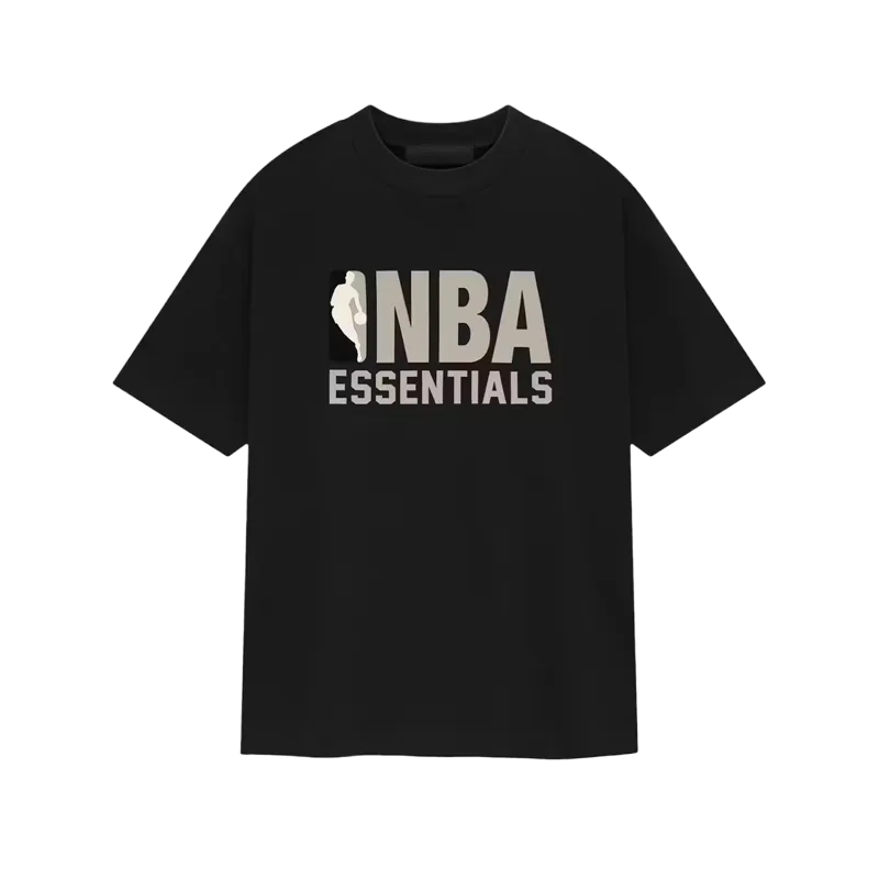 T-Shirt Essentials Nba Black (Ss25) - Noir - Mixte
