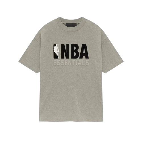 T-Shirt Essentials Nba Grey (Ss25) - Gris - Mixte