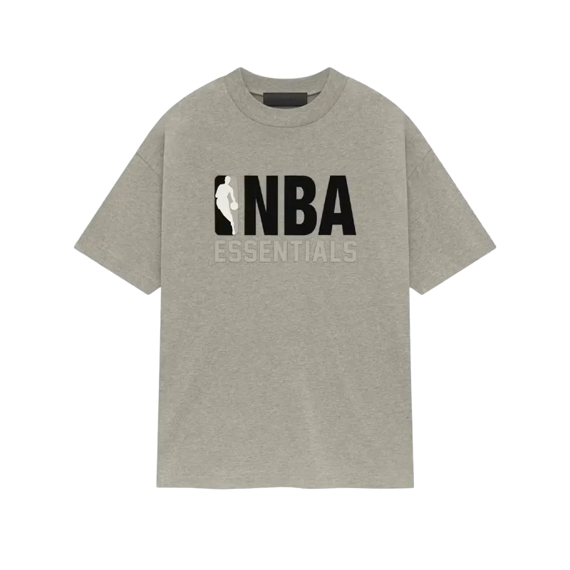 T-Shirt Essentials Nba Grey (Ss25) - Gris - Mixte
