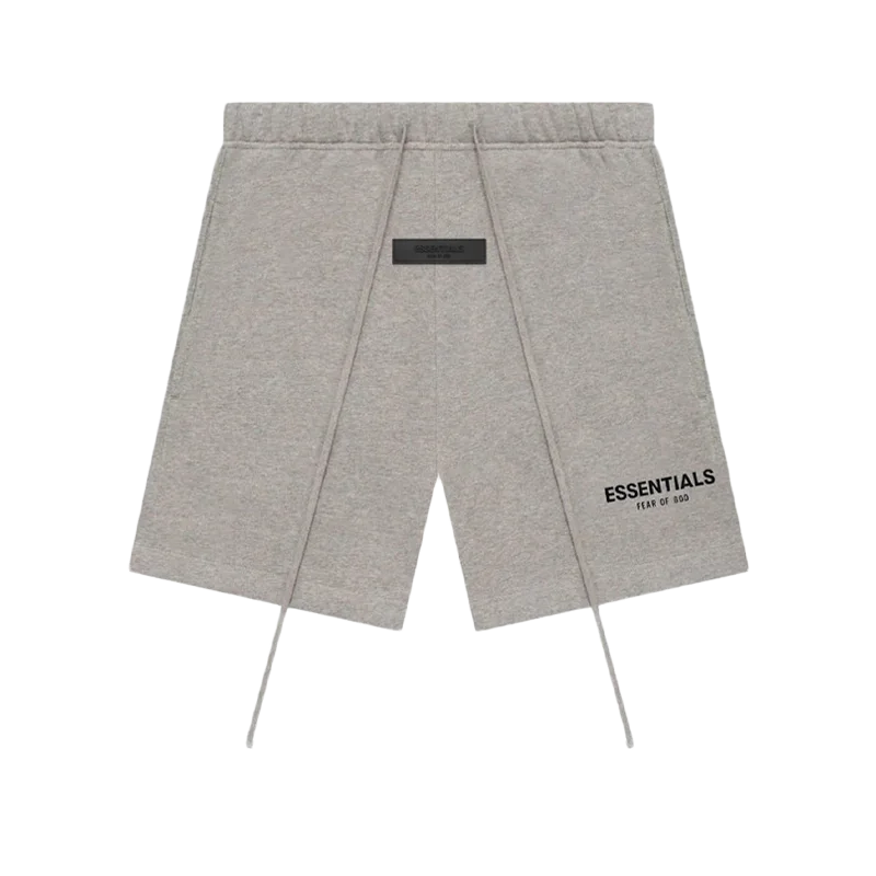 Short Essentials Sweatshort Dark Oatmeal - Gris - Mixte