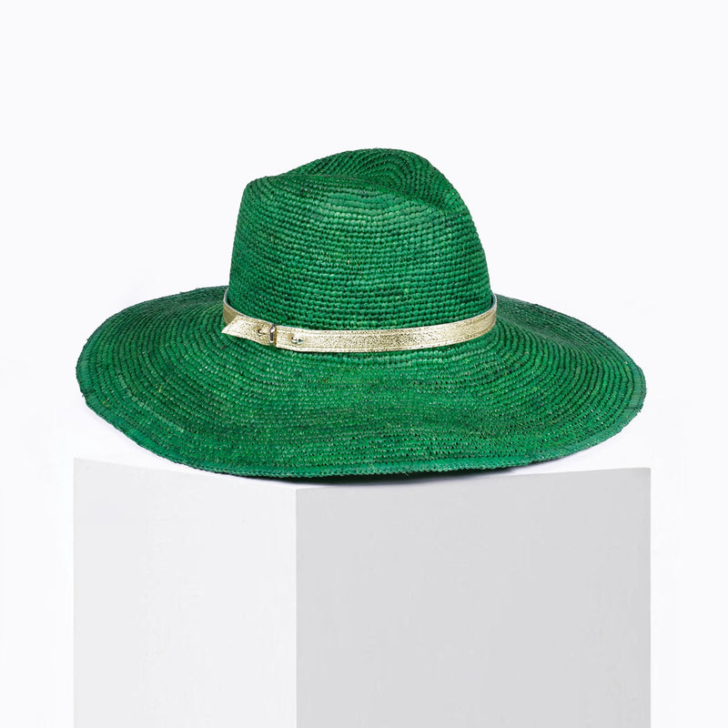Chapeau Fedora Raphia Jelly