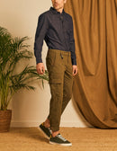 Reiko - Pantalones Fred Cargo - Caqui - Hombre