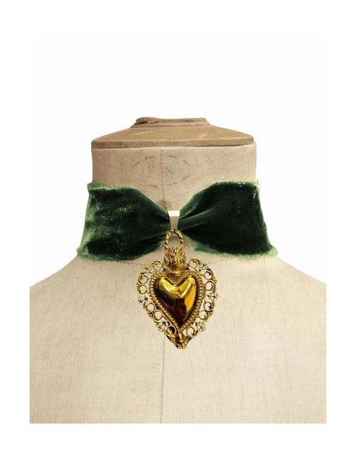 Choker Velours De Soie - Romeo Xl 4 Options