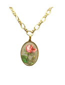 Collier Cabochon Floral - 5 Modèles
