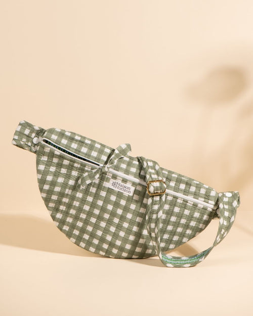 Sac Banane Kimi - Vichy Kaki