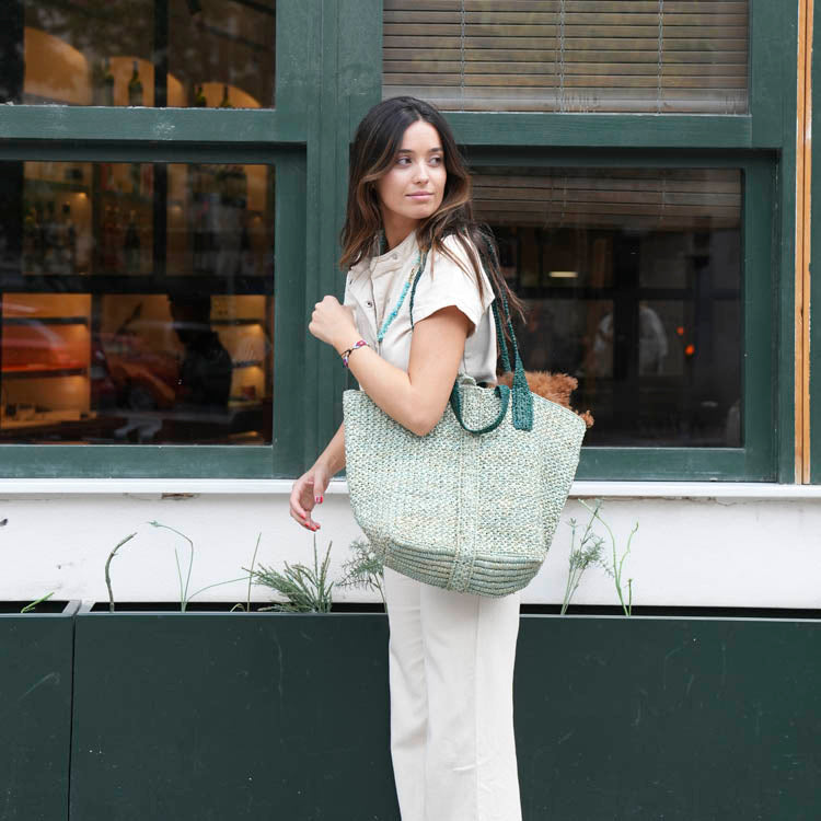 Sac Fidji Shopper Vert