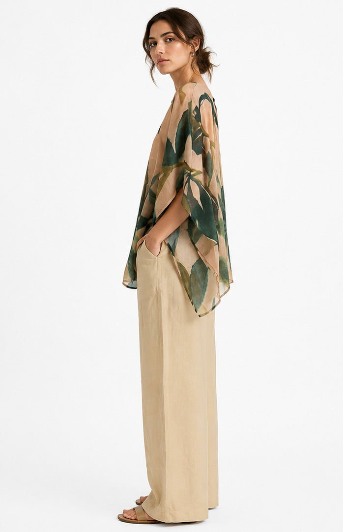 Top Firenze - Estampado Follaje