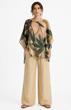 Top Firenze - Estampado Follaje
