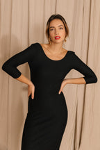 Robe Aliénor Ml - Noir