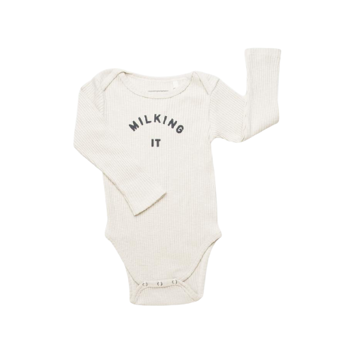 Claude & Co - Body En Coton Biologique 'Milking It' Oat