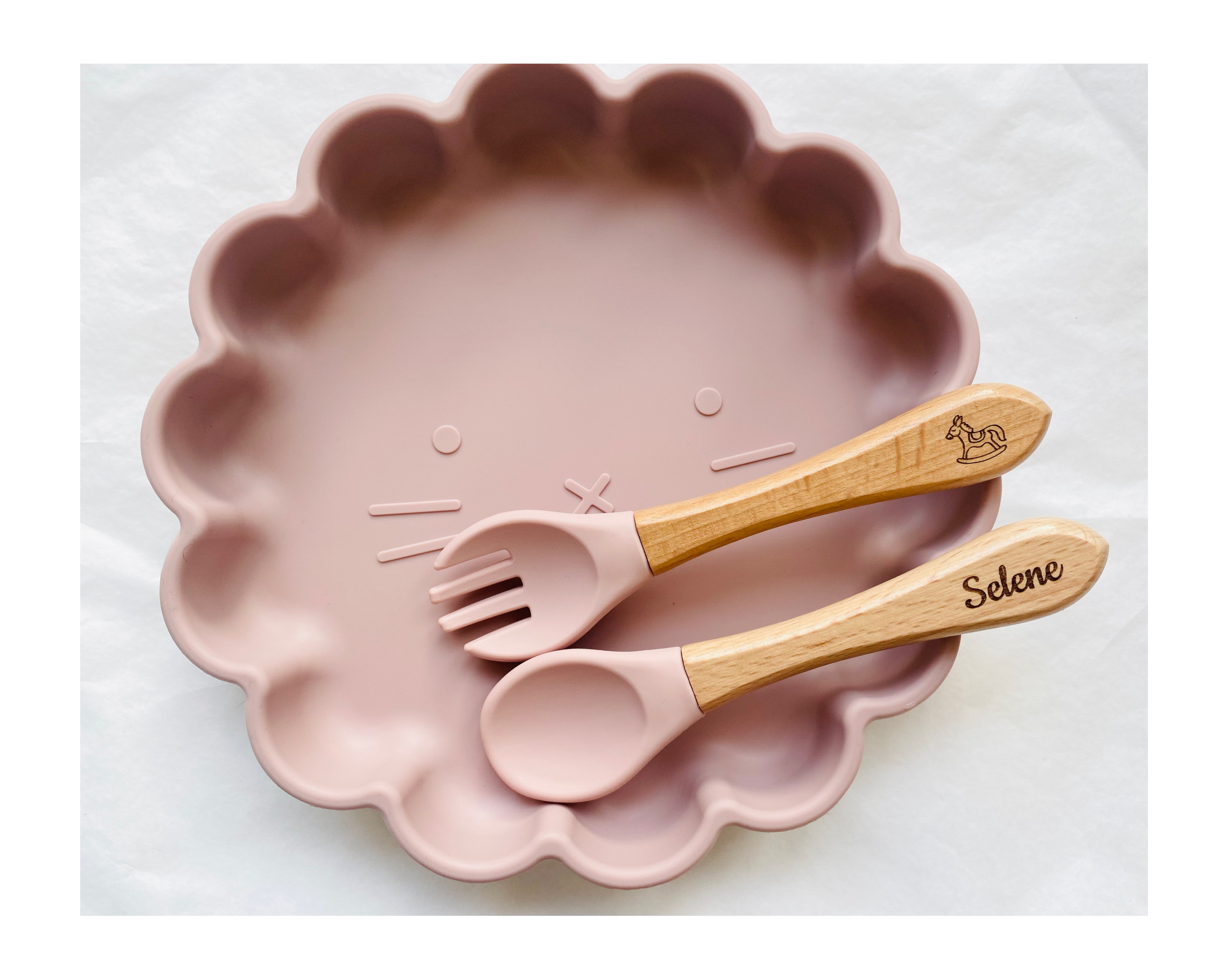 Gaston The Lion Plate (Customizable)