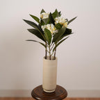 Fleur De Frangipanier Artificielle Jaune