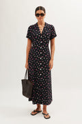 Vestido negro Florrie French Ditsy