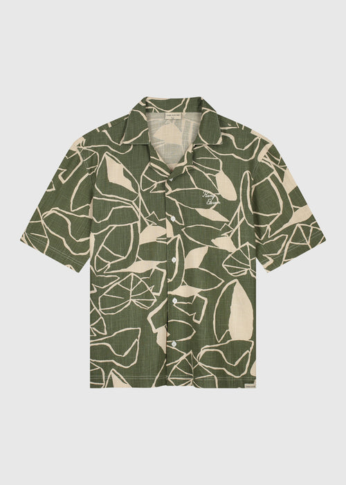 Camisa flameada Plants - Verde