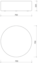 Pouf Folk - Large - Moss Green