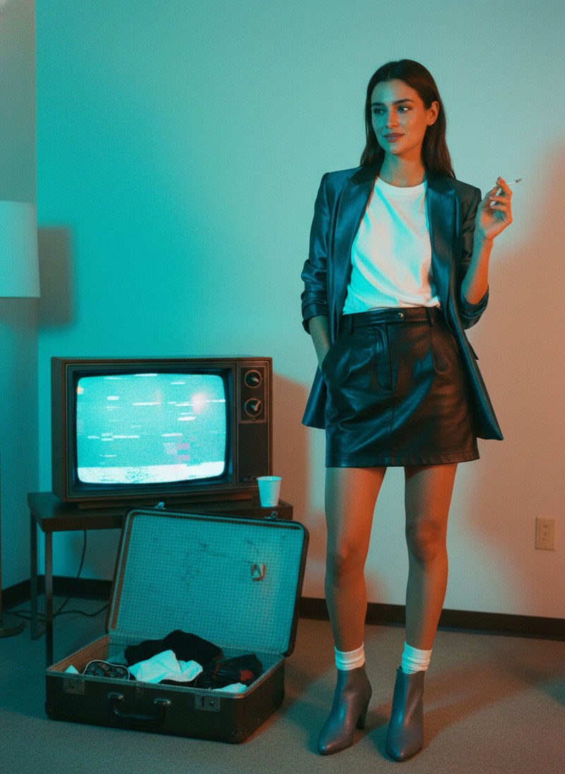 Forty Four - Gray Metal Print