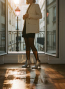 Forty Four - Gray Metal Print