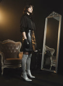 Forty Four - Gray Metal Print