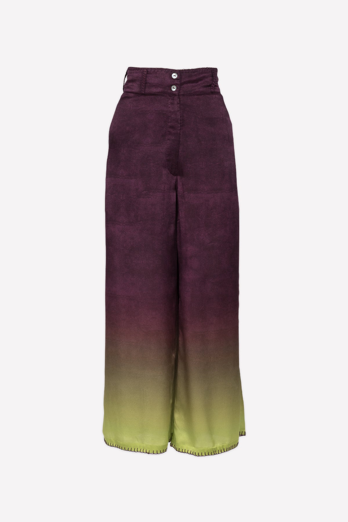 Pantalon Silk Berenjena