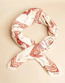 Foulard Cala Luna - Coton Motif Indien - Femme