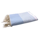 Fouta XXL Arthur Bleu ciel - 200 x 300 cm | Large Beach Towel | Sofa Throw