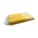 Fouta XXL Arthur Mustard Yellow - 200 x 300 cm | Large Beach Towel | Sofa Throw