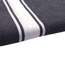 Fouta XXL Classique Noir - 200 x 300 cm | Large Beach Towel | Sofa Throw