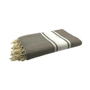 Fouta XXL Classique Taupe - 200 x 300 cm | Large Beach Towel | Sofa Throw