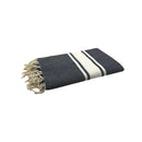 Fouta Tissage Plat Bleu marine - 100 x 200 cm | Beach Towel