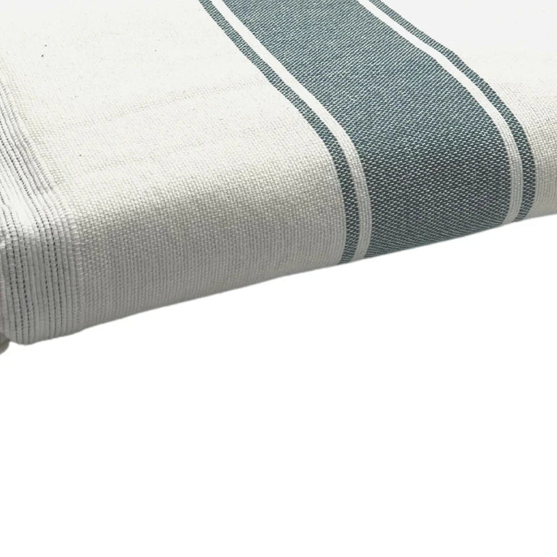 Fouta Eponge Cyclades Bleu canard - 100 x 200 cm | Towel